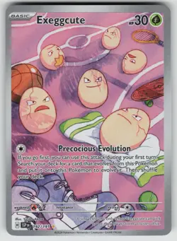 EXEGGCUTE 192/191 ILLUSTRATION RARE SURGING SPARKS POKEMON HOLO NEAR MINT - Image 1