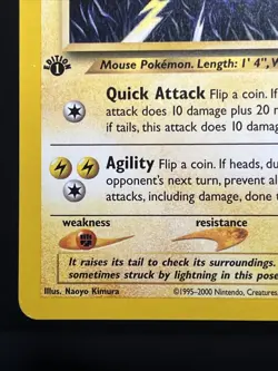 Pikachu #70/111 1st Edition 2000 Pokemon Neo Genesis - Image 3