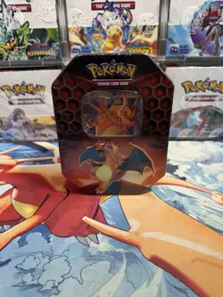 Pokemon Sun & Moon Hidden Fates (Charizard) Tin 🔥 820650804816 - Image 1