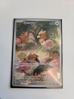 Pokemon TCG Mega Evolutions Spearow 151/132 Illustration Rare - Image 1