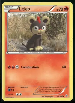 Litleo 18/106 XY - Flashfire LP Pokemon - Image 1