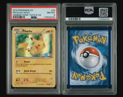 2016 Pokemon Pikachu 26/83 Generations Toys R Us Promo Holo Rare PSA 8 - Image 3