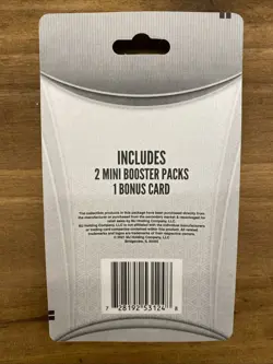 Pokemon Unbroken Bonds Dollar General 2 Mini Booster Packs + Bonus Sun & Moon - Image 2