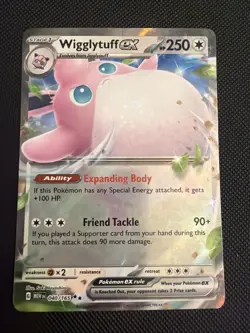Pokemon Wigglytuff EX 040/165 151 Holo Double Rare - Image 1