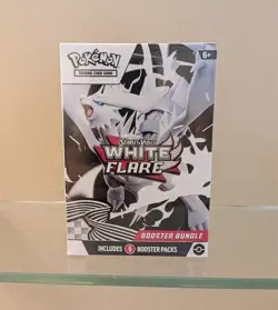 Pokemon TCG Scarlet & Violet White Flare Booster Bundle 6 Packs Sealed - Image 1