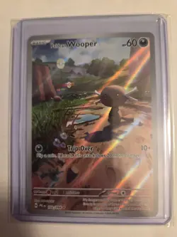 Pokemon TCG Paldean Wooper IR 102/094 Phantasmal Flames NM - Image 1