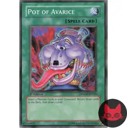 Yugioh Pot of Avarice SDZW-EN026 Common 1st Edition NM - Image 1