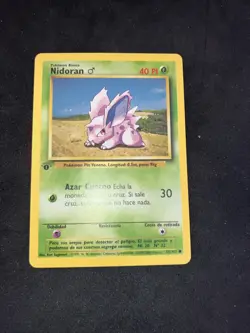 1999 Pokemon 1st Edition Spanish Base Set Non-Holo Mint Nidoran - Image 1