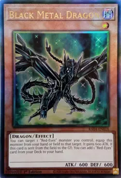 RA04-EN016 BLACK METAL DRAGON ULTIMATE RARE 1ST EDITION YuGiOh CARD - Image 1