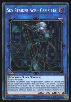 Sky Striker Ace - Camellia - L26D-ENS31 - Secret Rare - Yugioh - Image 1
