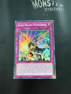 YUGIOH ARMED DRAGON THUNDERBOLT SUPER RARE BLVO-EN067 1ST EDITION - Image 1