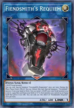 YUGIOH BLGG-EN103 Fiendsmith's Requiem Ultra Rare 1st Edition NM - Image 1