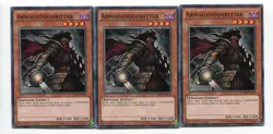 Yu-Gi-Oh! Armageddonritter Common Playset (3 Stuck) Set 86 - Image 1