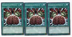 Yu-Gi-Oh! Gehirnkontrolle Common Playset (3 Stuck) Set 125 - Image 1