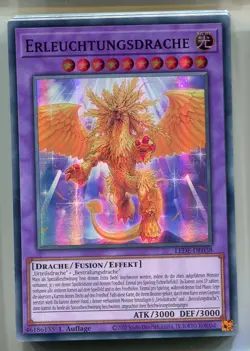 Yu-Gi-Oh! Erleuchtungsdrache Super Rare LEDE-DE038 - Image 1