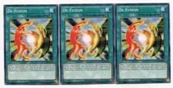 Yu-Gi-Oh! De Fusion Common Playset (3 Stuck) Set 172 - Image 1