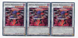 Yu-Gi-Oh! Schwarzflugel Boreastorm der Boshafte Wind C Playset (3 Stuck) Set 372 - Image 1