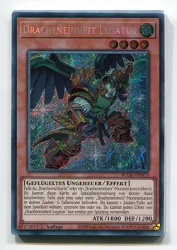 Yu-Gi-Oh! Dracheneinheit Legatus Secret Rare BLGG-DE075 - Image 1