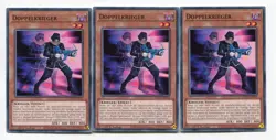 Yu-Gi-Oh! Doppelkrieger Common Playset (3 Stuck) Set 431 - Image 1