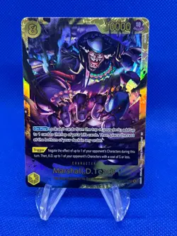 One Piece The Time of Battle Marshall.D.Teach OP16-119 Secret Rare SEC NM - Image 1