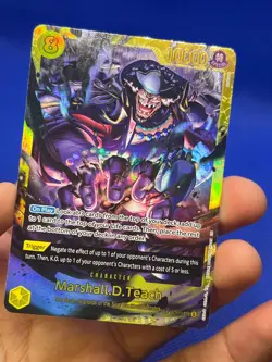One Piece The Time of Battle Marshall.D.Teach OP16-119 Secret Rare SEC NM - Image 3