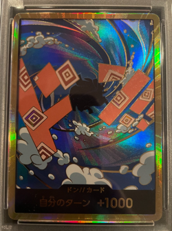 GOLD DON!! (JINBE) - One Piece Japanese Premium Booster 2 PRB02 Card - PSA 10! - Image 2