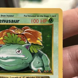 1999 Pokemon TCG Venusaur Holo Rare SHADOWLESS Card 15/102 Base Set LP/MP - Image 3