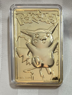 1999 Pokemon Special Edition 23 Karat Gold-Plated Trading Card #25 Pikachu w/COA - Image 2