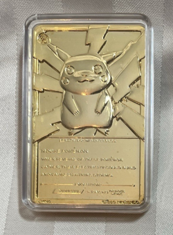 1999 Pokemon Special Edition 23 Karat Gold-Plated Trading Card #25 Pikachu w/COA - Image 3