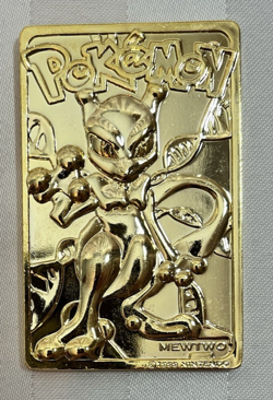 1999 Pokemon Special Edition 23 Karat Gold-Plated Trading Card #150 Mewtwo w/COA - Image 4