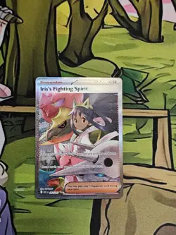 Iris's Fighting Spirit 292/217 Ascended Heroes Trainer SIR Pokemon Card TCG NM - Image 1