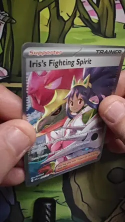 Iris's Fighting Spirit 292/217 Ascended Heroes Trainer SIR Pokemon Card TCG NM - Image 2