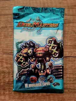 Factory-Sealed 2004 Duel Masters DM-01 Base Set Booster Pack 10 Cards + 1 Puzzle - Image 1