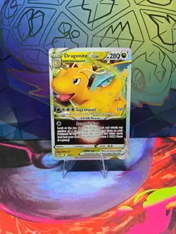 Pokemon Go TCG Dragonite VSTAR Holo Ultra Rare Card 050/078 - Image 2