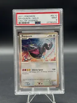 2011 Pokemon Call of Legends #SL10 Rayquaza Holo PSA 9 MINT SHINY - Image 2