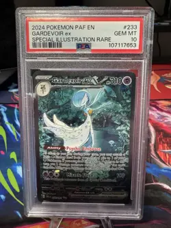 2024 Pokemon PAF EN #233 Gardevoir ex Special Illustration Rare PSA 10 GEM MT - Image 1