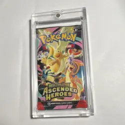 Pokemon TCG Ascended Heroes Booster 1x Pack factory sealed 10 cards encased - Image 1