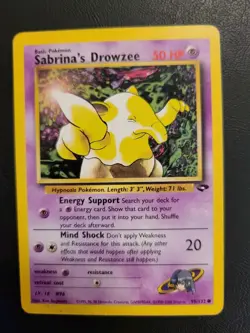 Sabrina's Drowzee 95/132 Gym Heroes Pokemon TCG - Image 1
