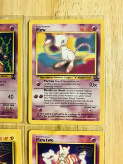 Pokemon WOTC Black Star Promo LP-Damaged: Mewtwo 3 + 14 / Mew 8 / Electabuzz 2 - Image 3