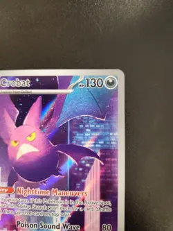 Pokemon TCG: Crobat (Illustration Rare) - 93/86 - ME: Chaos Rising - Image 3