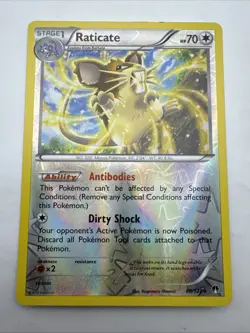 Pokemon TCG Raticate Breakpoint 88/122 Reverse Holo Rare - Image 1