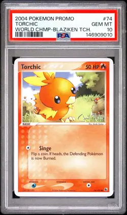 Pokemon Torchic Ruby & Sapphire World Champs Deck 74/109 POP 8 - Image 1