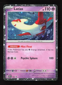Latias (Cosmo Holo) 139 Holo Promo Scarlet & Violet Promo Pokemon Near Mint - Image 1