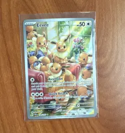 Pokemon TCG Eevee 188/167 Illustration Rare Full Art Holo Twilight Masquerade - Image 1