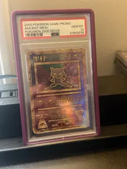 Ancient Mew 2000 Pokemon Promo Holo Pokemon 2000 Movie PSA 10 GEM MT - Image 3