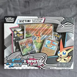 Pokemon TCG Victini Illustration Collection Box Black Bolt & White Flare 2025 - Image 1
