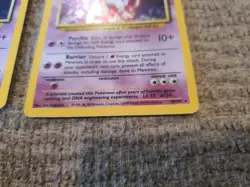 2x Mewtwo 010/102 Base Set Heavy Play Holo Rare HP Pokemon 1999 - Image 5