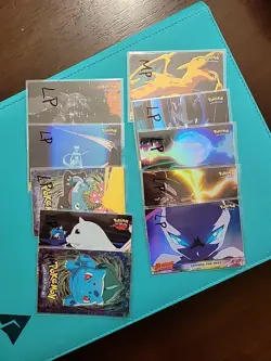 NM/LP/MP - RAINBOW Foil LOT of X10 - Topps Pokemon Mewtwo Strikes Back - Custom - Image 1