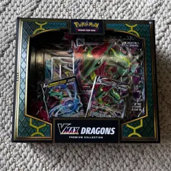Pokemon TCG VMax Dragons Premium Collection Rayquaza Duraludon Brand New Sealed - Image 1