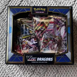 Pokemon TCG VMax Dragons Premium Collection Rayquaza Duraludon Brand New Sealed - Image 2